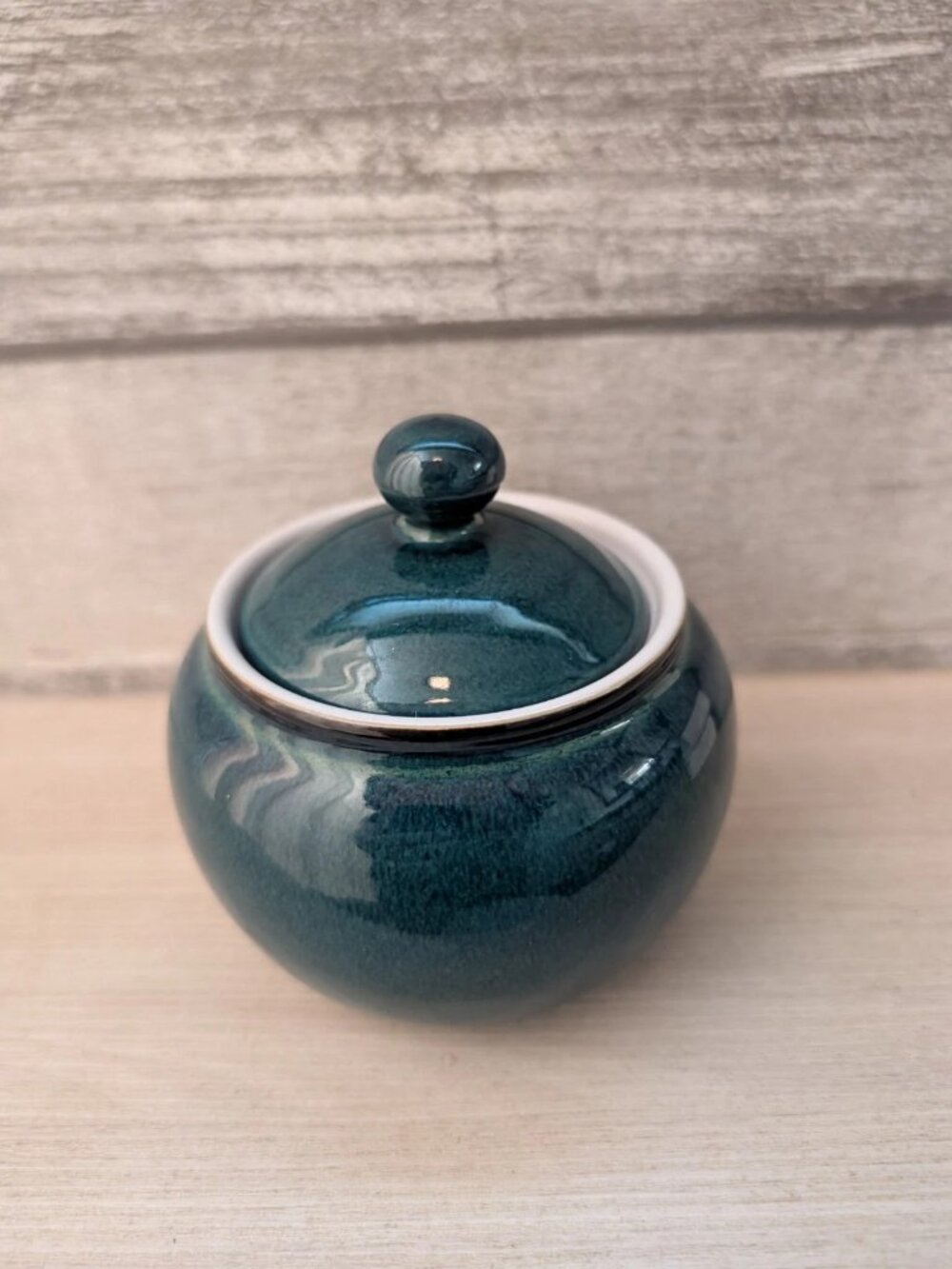 Denby Greenwich Lidded Sugar Bowl